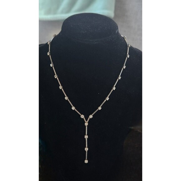 Agatha Paris Y Drop Necklace In Silver   Color - Picture 1 of 8